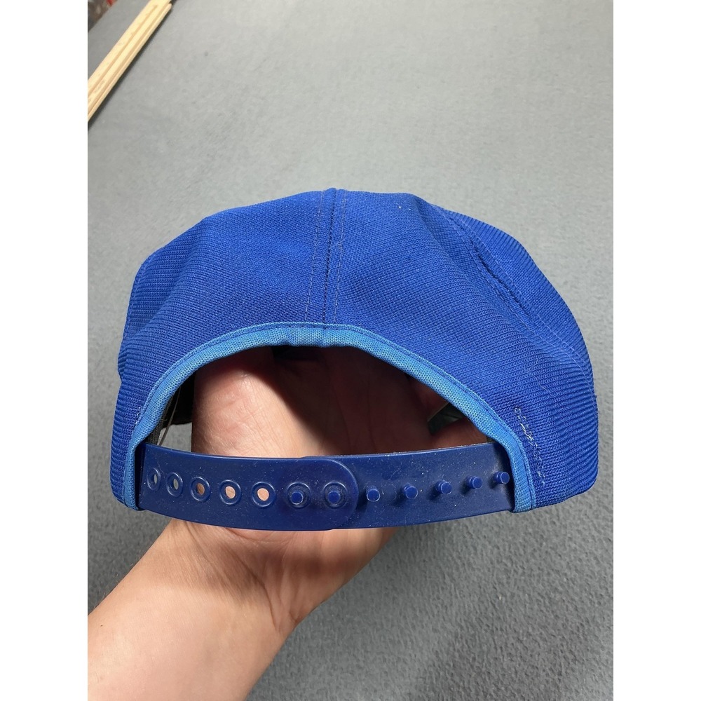 Vintage New Era USAF Air Force Blue Snapback Hat Cap One Size Made In USA - Picture 3 of 8